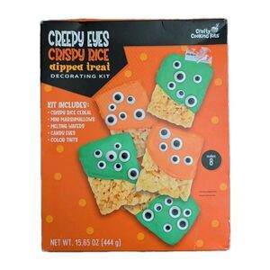 CRAFTY COOKING KITS Creepy Monster Eyes Kit Halloween Rice Krispie Snacks Treats